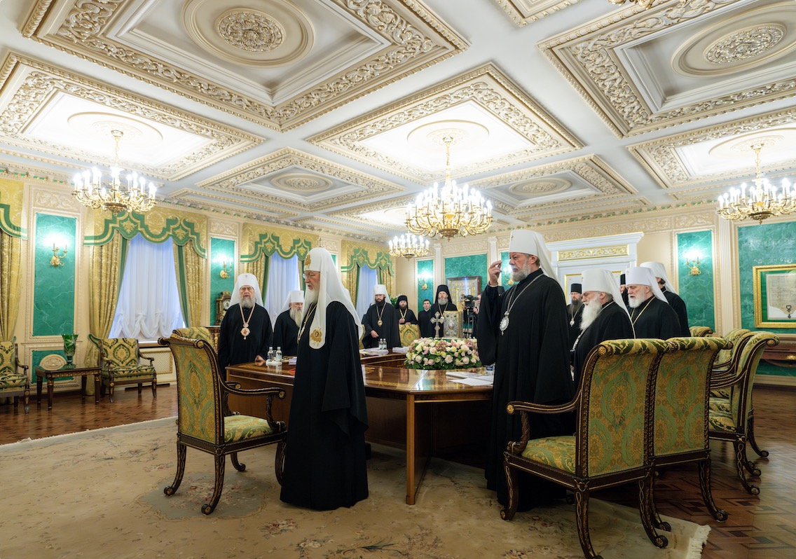 Décision du Saint-Synode de l’Église orthodoxe russe au sujet des paroisses et monastères se trouvant dans la partie du diocèse de Zaporojia sous contrôle russe
