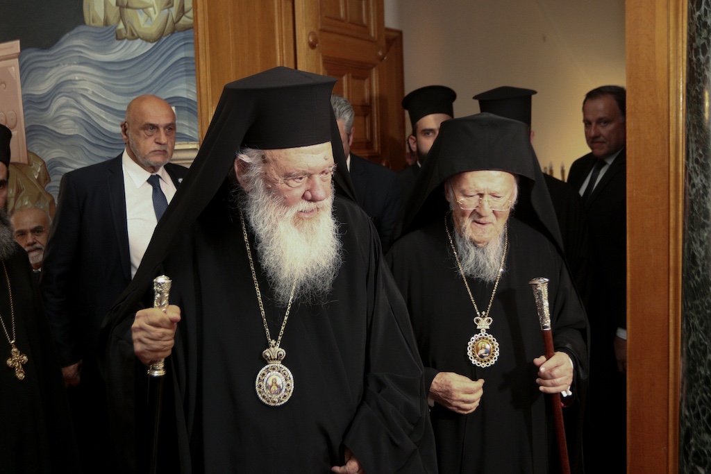 Le patriarche œcuménique Bartholomée a rencontré l’archevêque Jérôme d’Athènes