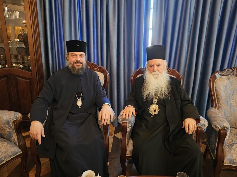 Le métropolite Philarète de Lviv rencontre un hiérarque de l’Église orthodoxe macédonienne – Archevêché d’Ohrid