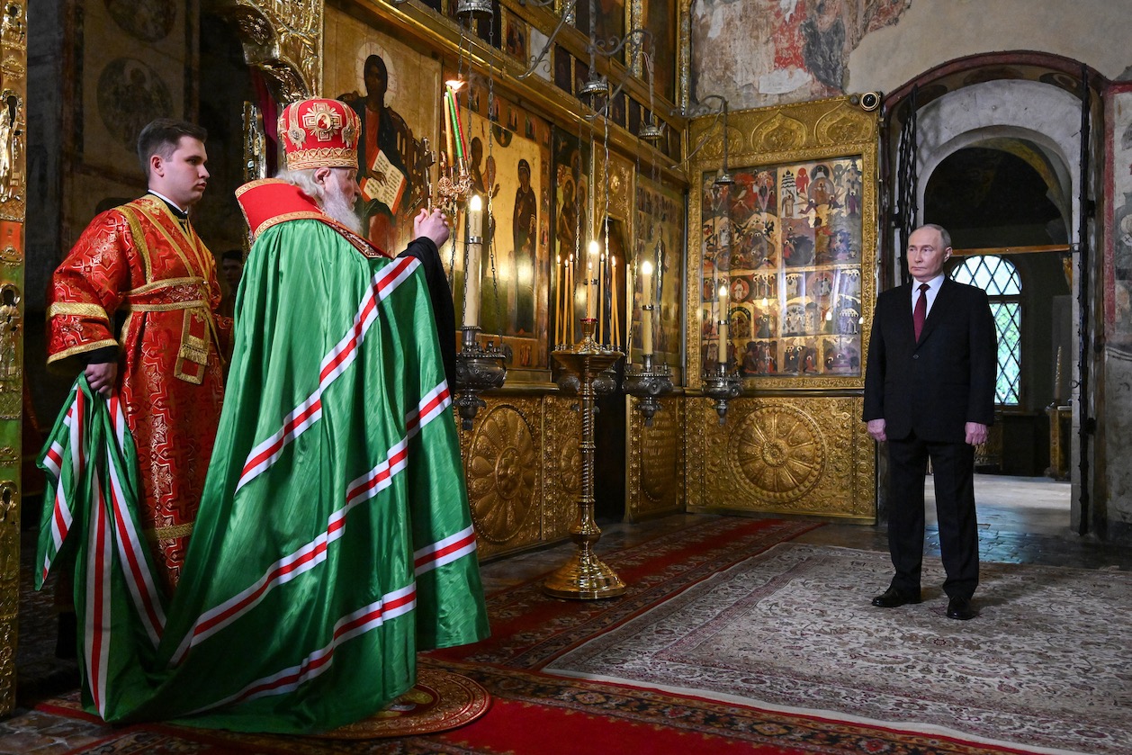 Le patriarche Cyrille a célébré l’office d’action de grâce au Kremlin à l’occasion de l’investiture du président russe