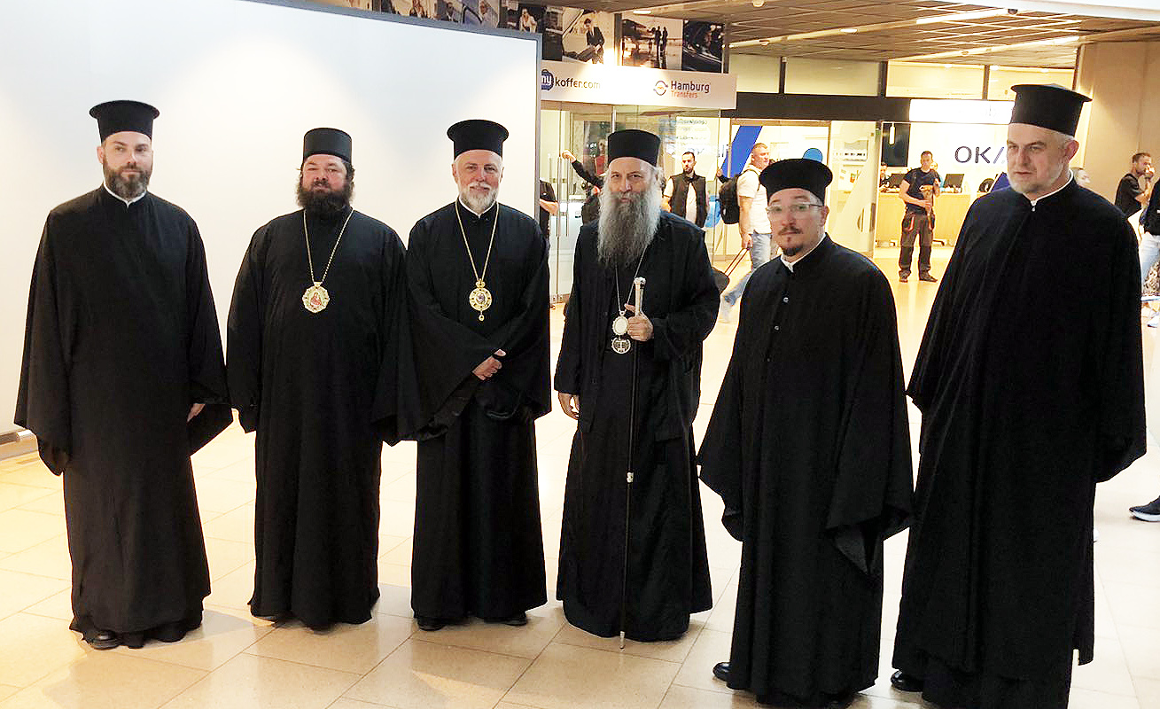 Le patriarche serbe Porphyre est arrivé dans le diocèse de Düsseldorf et d’Allemagne de l’Église orthodoxe serbe