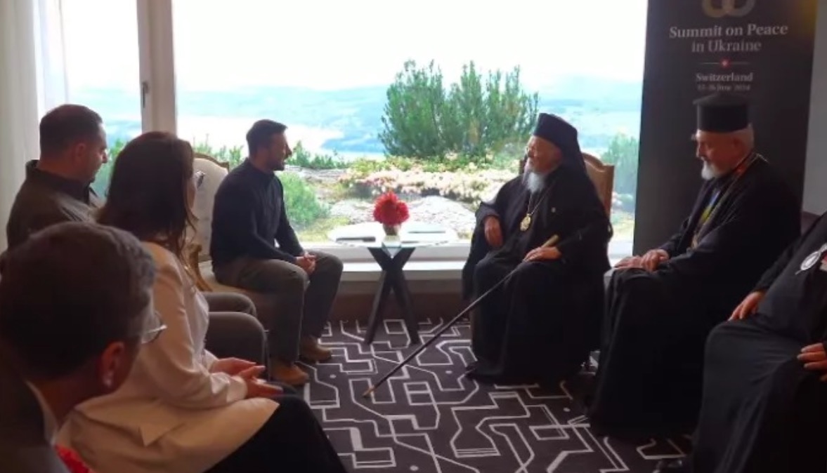 Le patriarche œcuménique a rencontré le président ukrainien Zelensky en Suisse