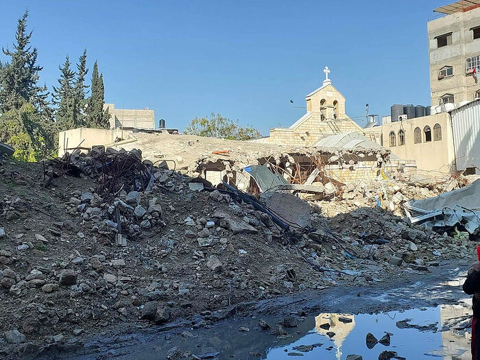 Nouvelle explosion au monastère Saint-Porphyre dans la ville de Gaza  
