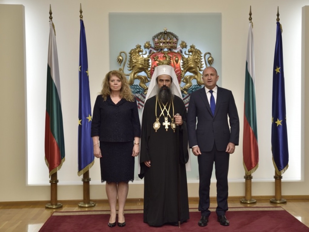 Rencontre du patriarche bulgare Daniel avec le président Roumen Radev