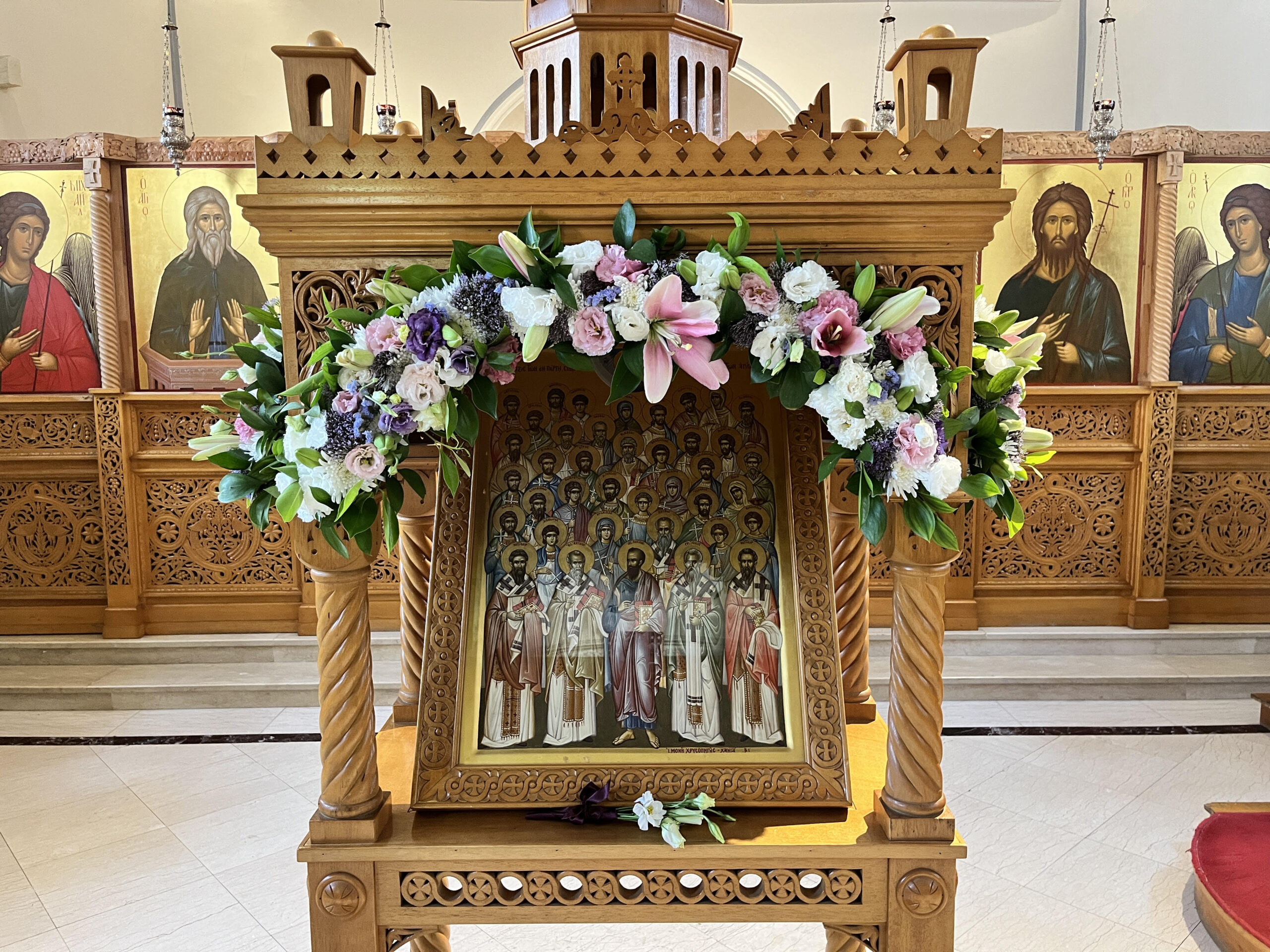 La synaxe des saints ayant brillé en Pisidie, à Sidé et à Antalya