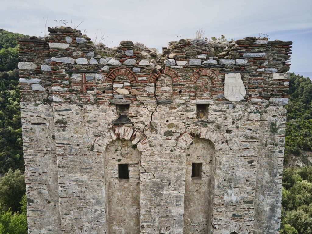 Drone Flights Along The Northern Coast Of Mt Athos