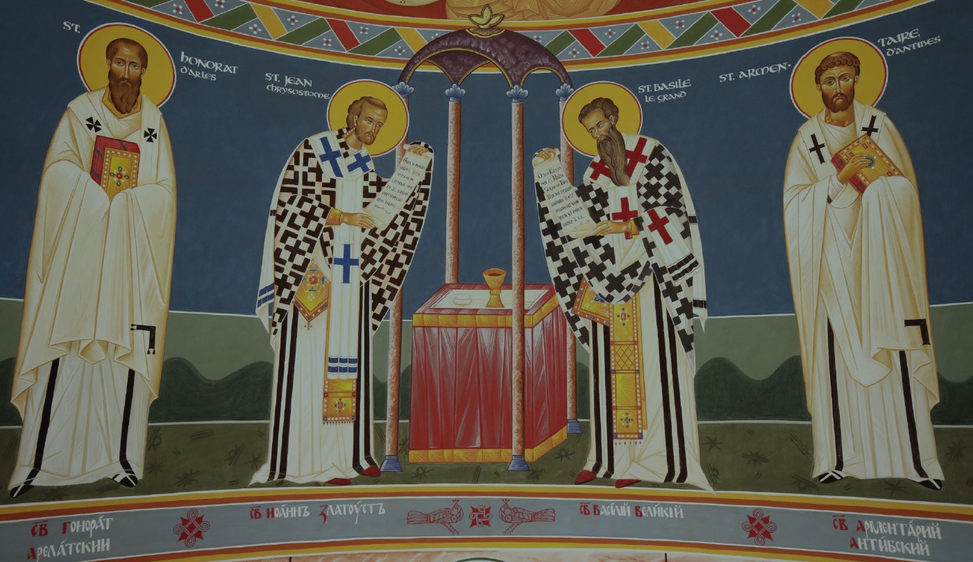 Les fresques de la chapelle orthodoxe Tous les Saints de la Terre de Russie et des Contrées de Provence à Antibes (2023-2024)