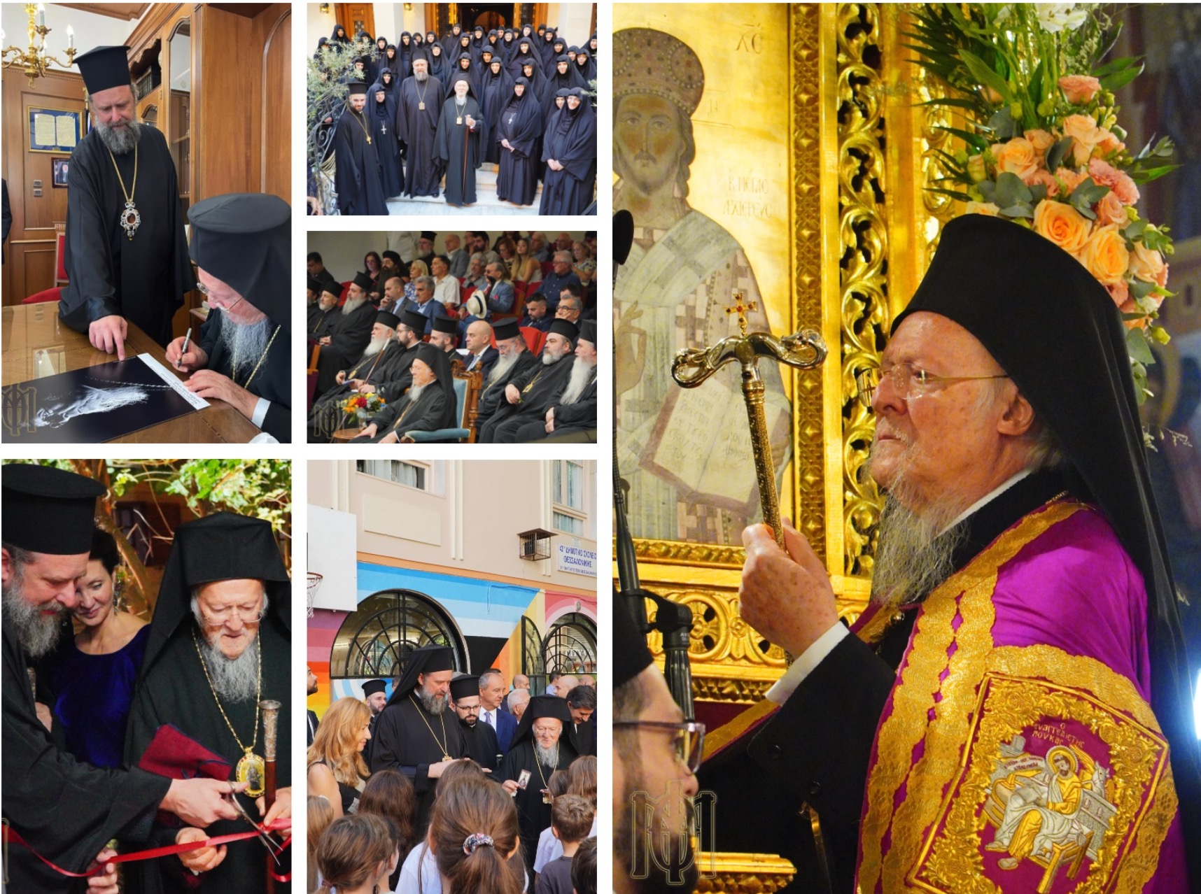 Chronique de la visite du patriarche œcuménique à Thessalonique