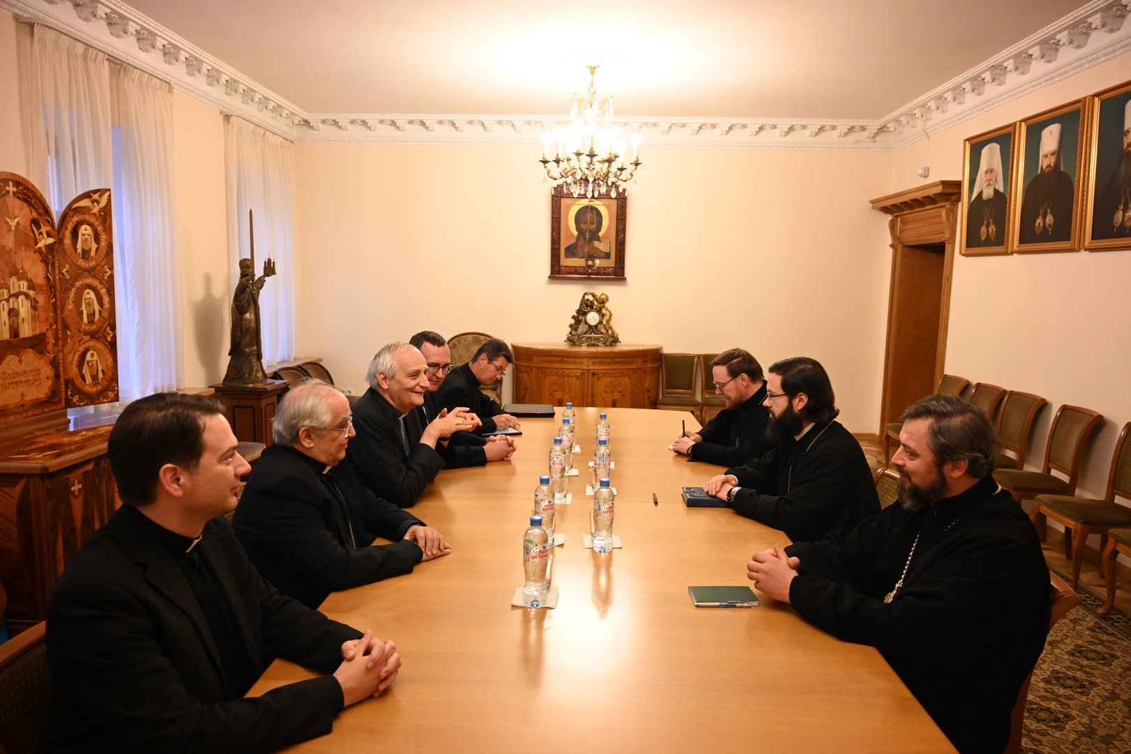 Le métropolite Antoine de Volokolamsk a rencontré le président de la Conférence épiscopale italienne