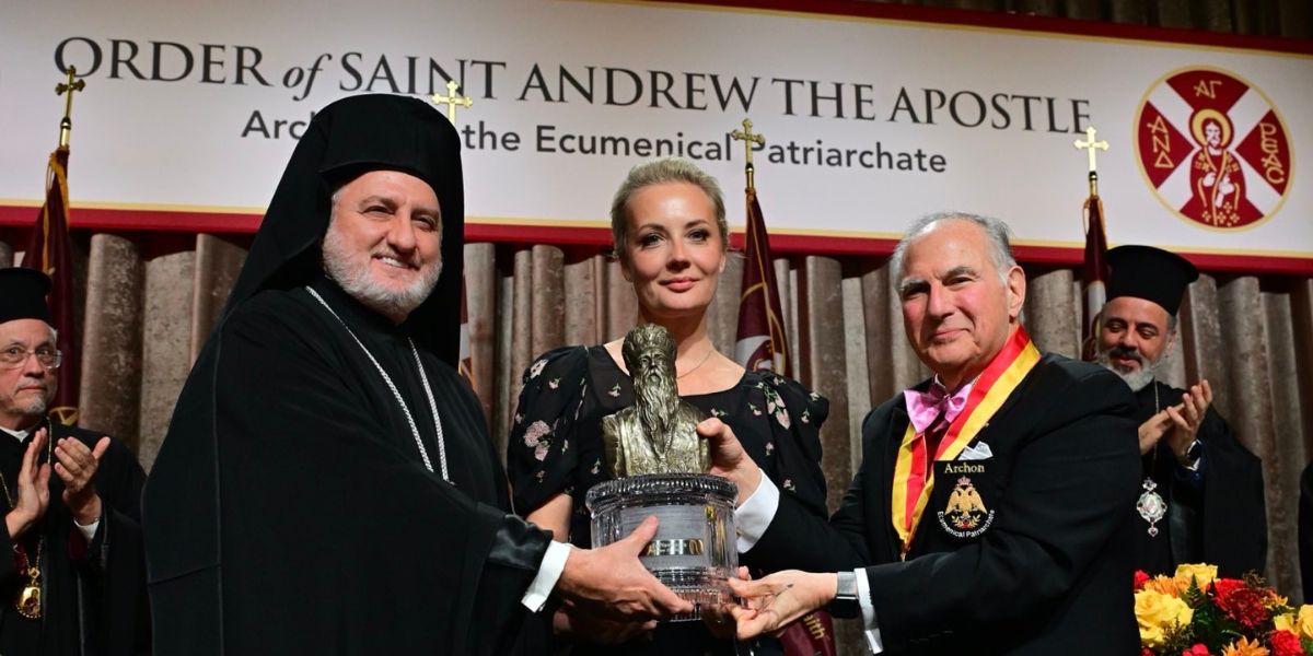 Yulia Navalnaya honorée avec le Prix des droits de l’homme Athénagoras 2024 par les Archontes du Patriarcat œcuménique