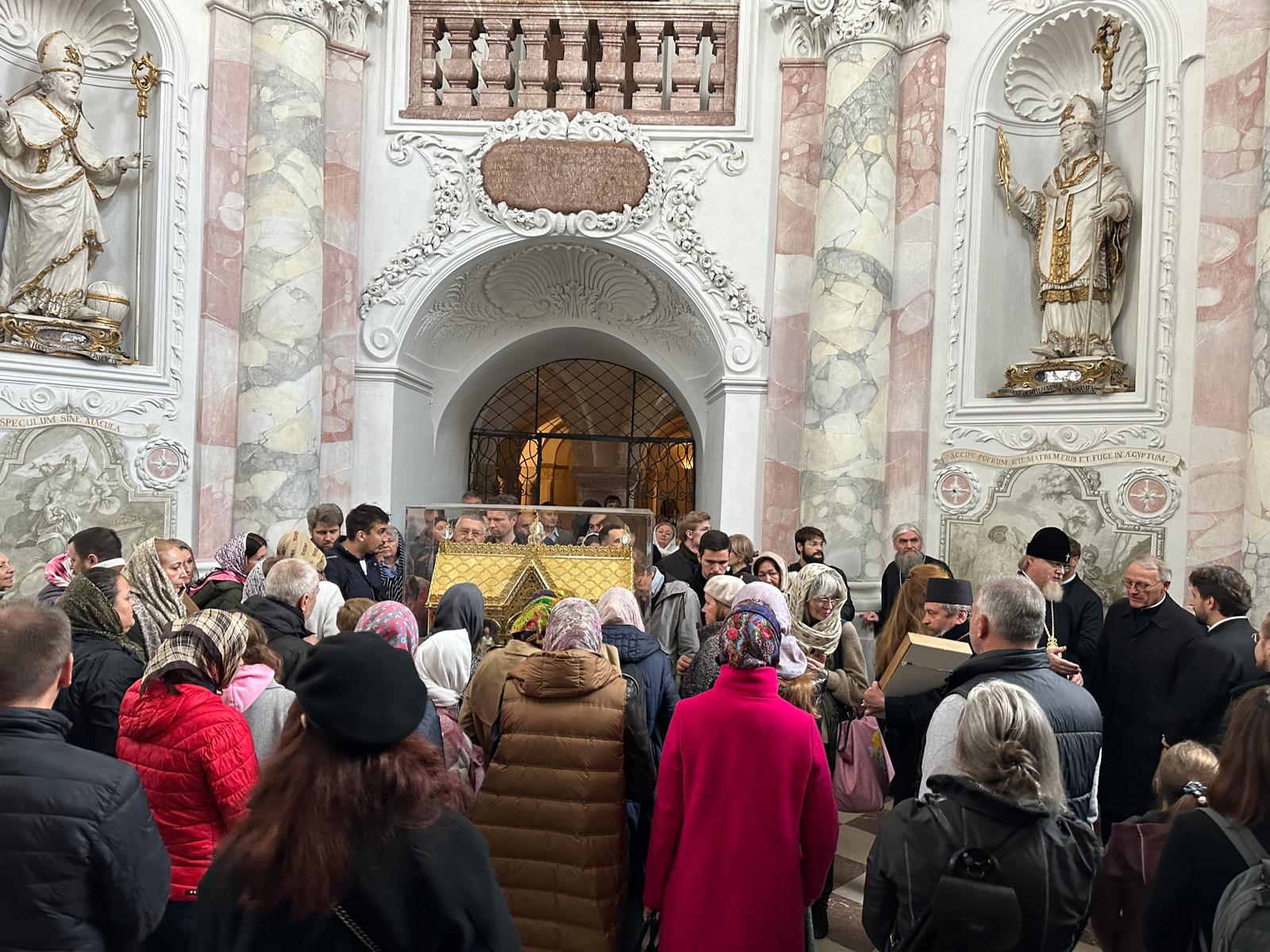 L’administrateur du diocèse de Berlin-Allemagne a célébré une prière d’action de grâce devant les reliques du saint évangélisateur de la Bavière