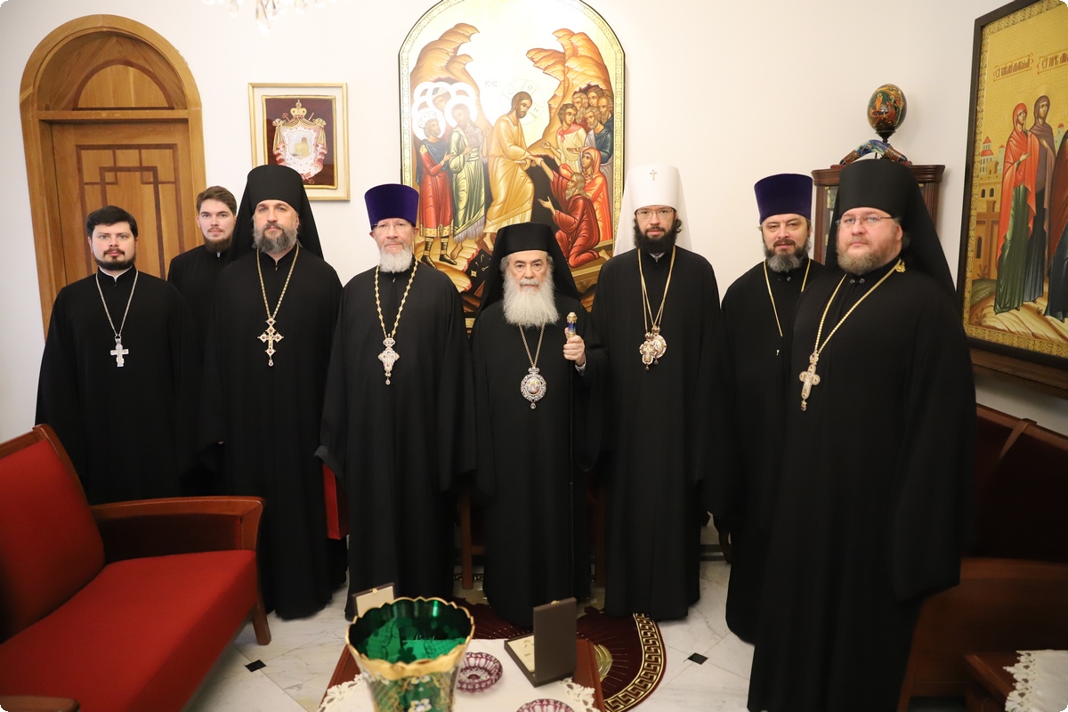 Le métropolite Antoine de Volokolamsk a rencontré le primat du Patriarcat de Jérusalem