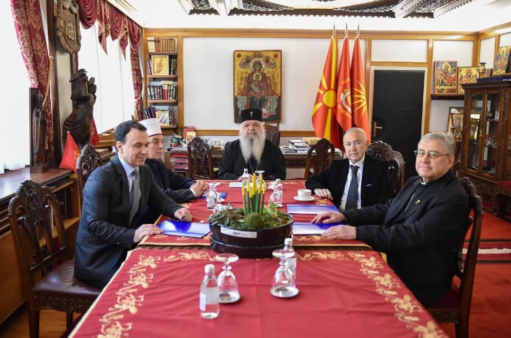 Déclaration des chefs des cinq communautés religieuses de Macédoine du Nord au sujet des incidents à Skopje