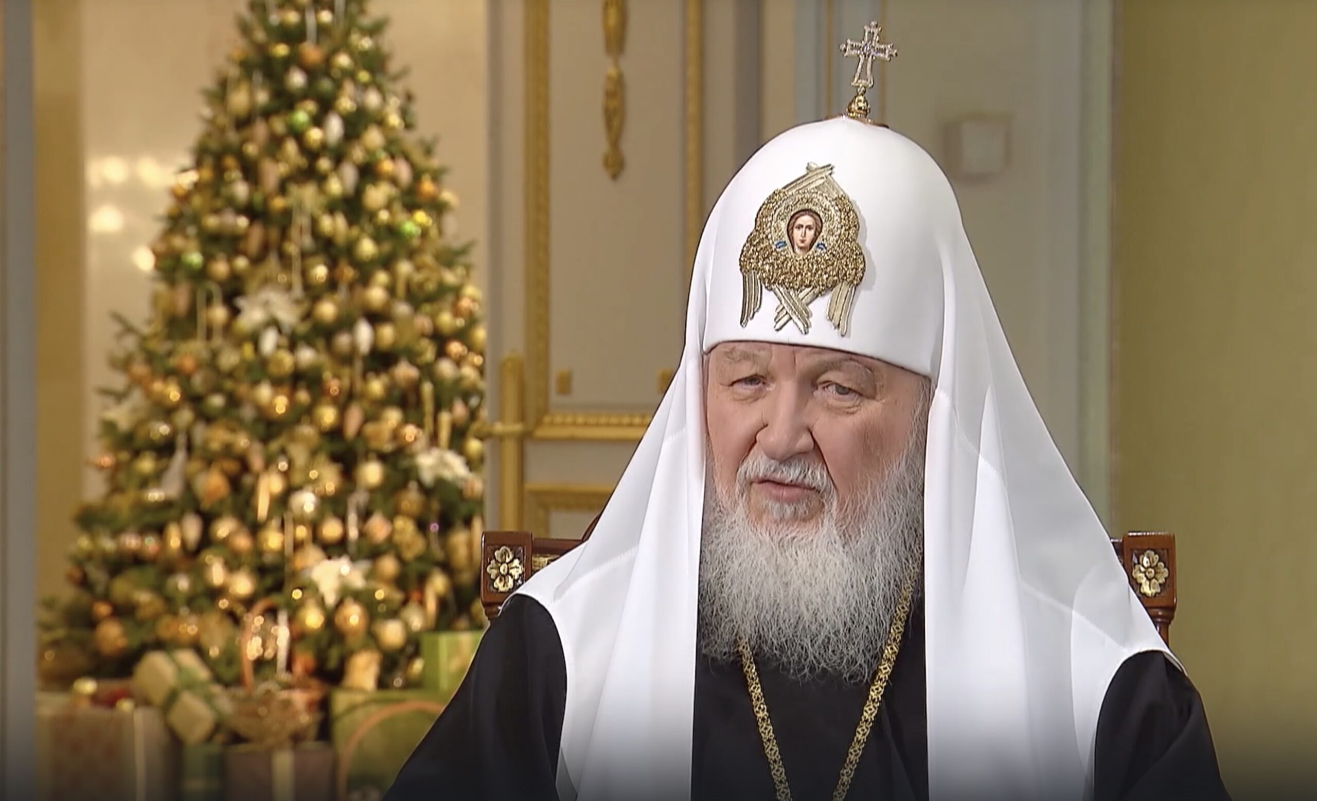 Interview de Noël du patriarche Cyrille de Moscou à la chaîne « Rossiya 1»