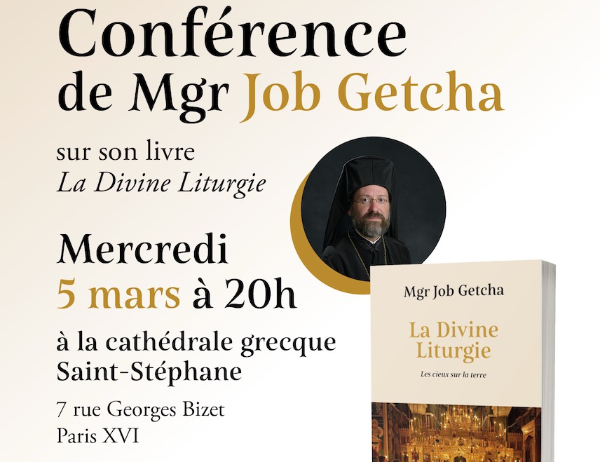 Conférence de Mgr Job Getcha sur « La Divine Liturgie » à la cathédrale Saint-Stéphane