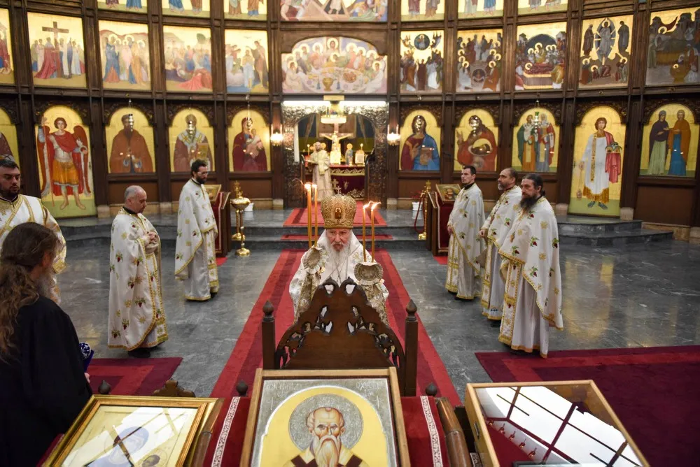 Le métropolite Marc de Berlin a célébré la divine liturgie dans la cathédrale « Saint-Clément d’Ohrid » à Skopje