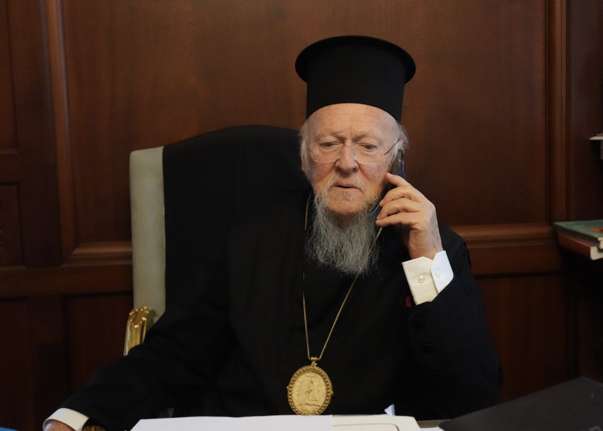 Entretien téléphonique du président de l’Ukraine avec le patriarche œcuménique