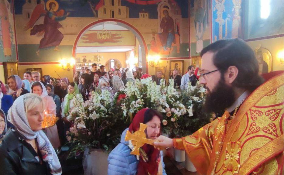 Le métropolite Antoine de Volokolamsk a célébré la Divine Liturgie à l’église Sainte-Catherine à Rome