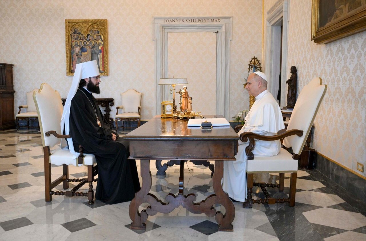 Le métropolite Antoine de Volokolamsk a rencontré le pape Léon XIV