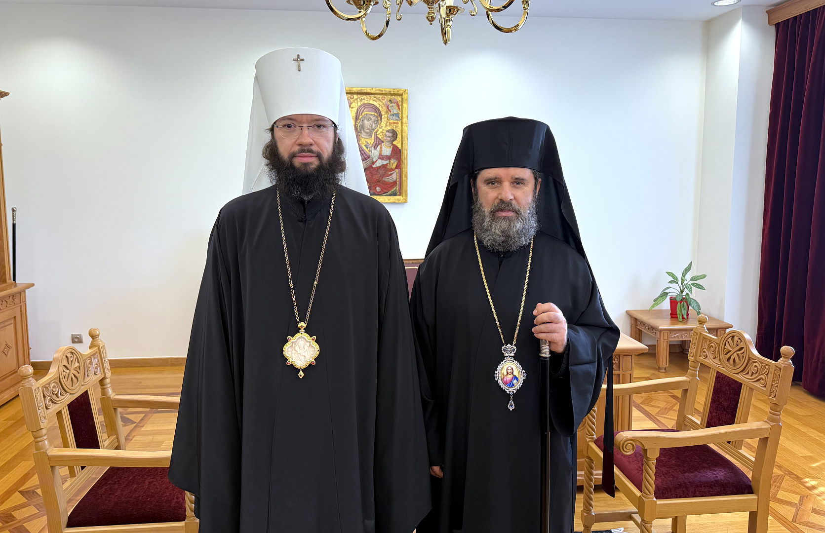 Le métropolite Antoine de Volokolamsk a rencontré le Primat de l’Église orthodoxe albanaise