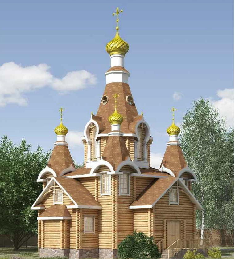La communauté orthodoxe russe de Munich construit une église traditionnelle en bois