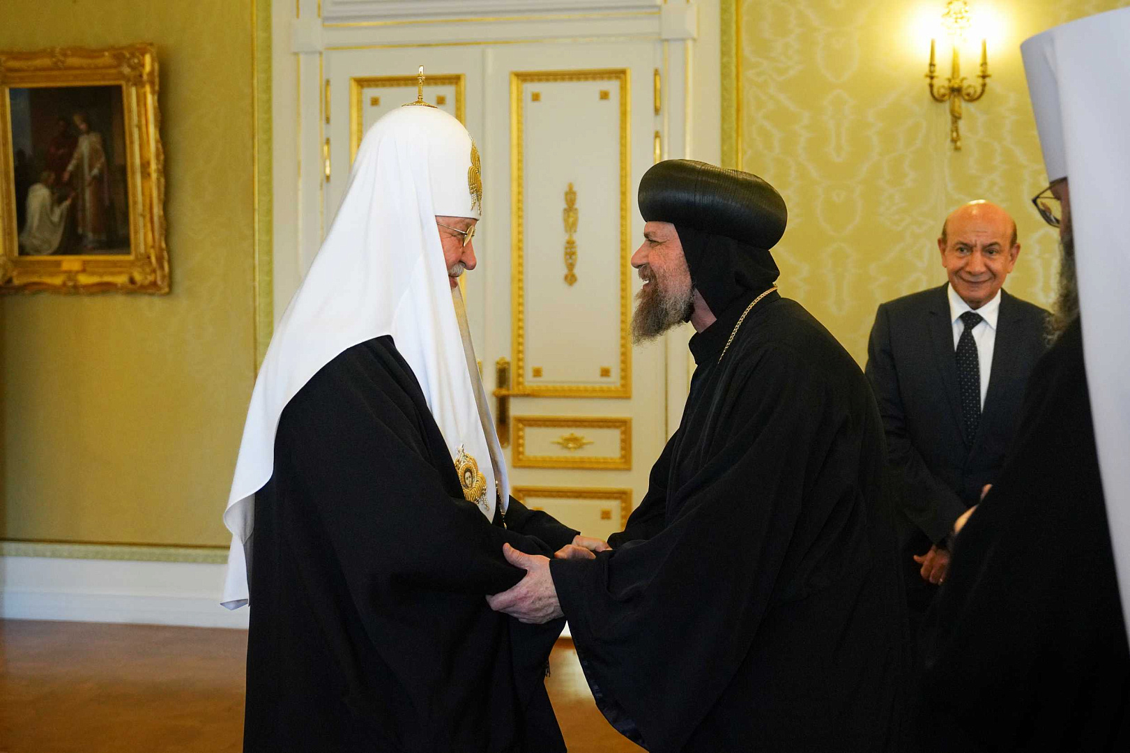 Rencontre du patriarche Cyrille avec les membres de la Commission de dialogue entre l’Église orthodoxe russe et l’Église copte