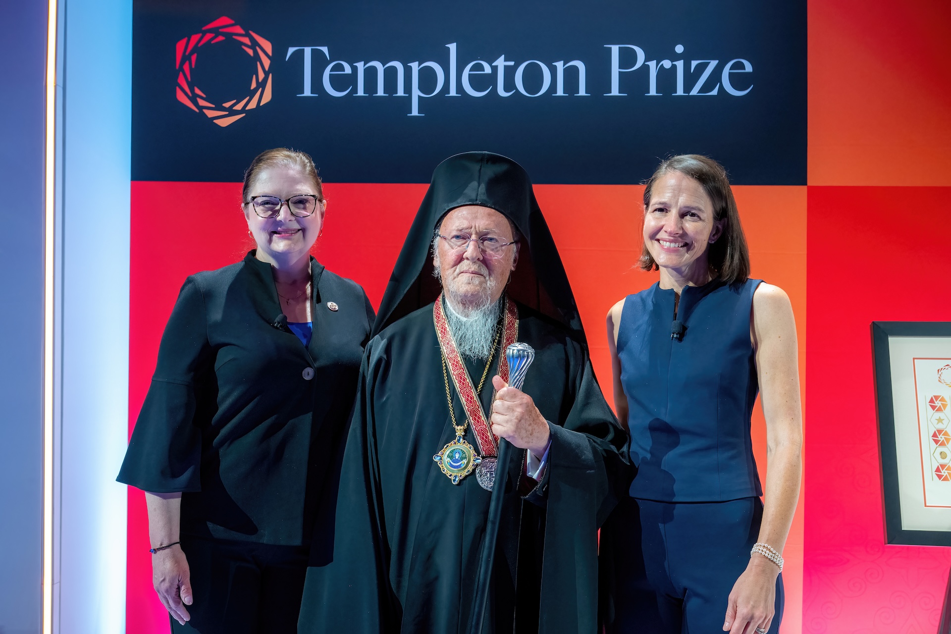 Le patriarche œcuménique Bartholomée a reçu le prix Templeton  à New York