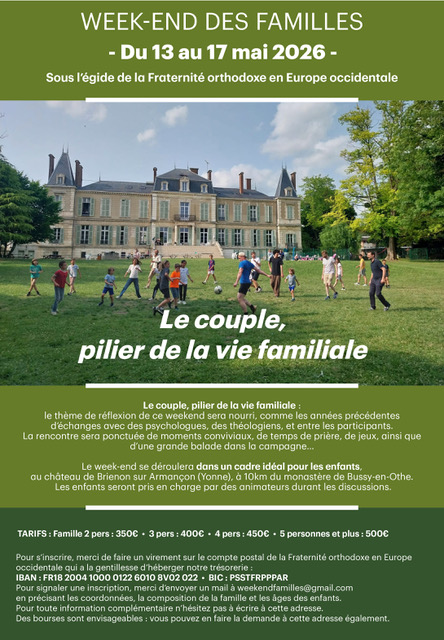 Flyer Weekend Des Familles 2026