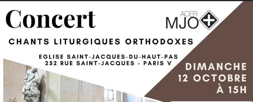 Grand concert de chants liturgiques orthodoxes à Paris