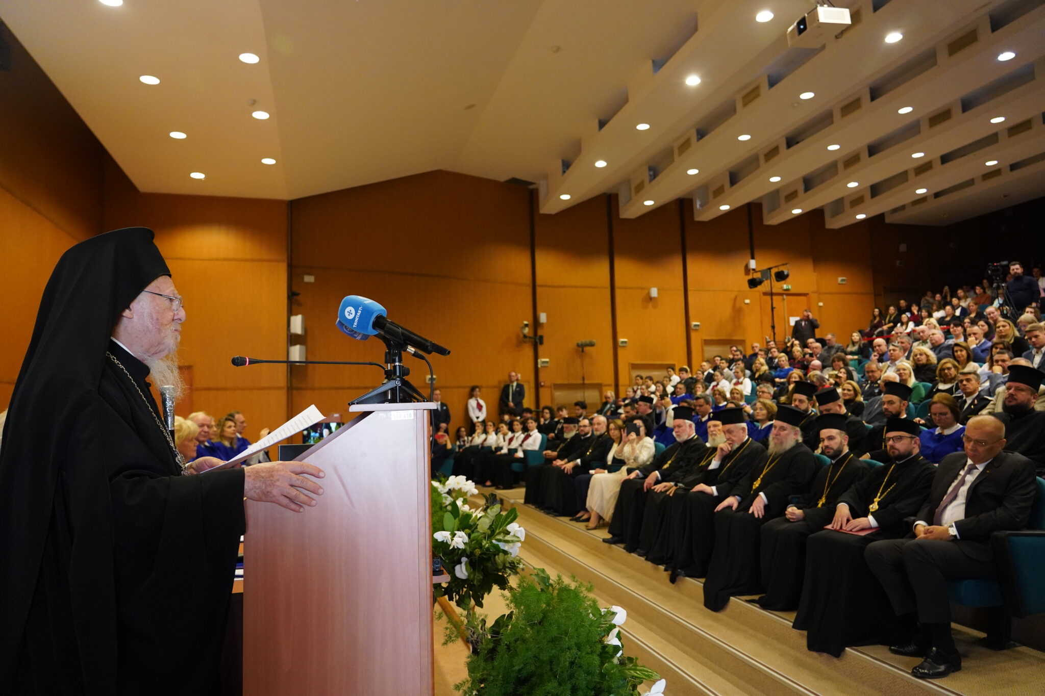 Discours d’acceptation de Sa Toute-Sainteté le patriarche œcuménique Bartholomée à l’occasion de la remise du doctorat honoris causa – Université chrétienne Dimitrie Cantemir