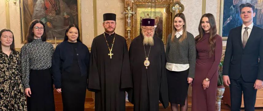 Réunion du métropolite Sava avec le conseil de la Fraternité de la jeunesse orthodoxe du diocèse de Varsovie-Bielsko