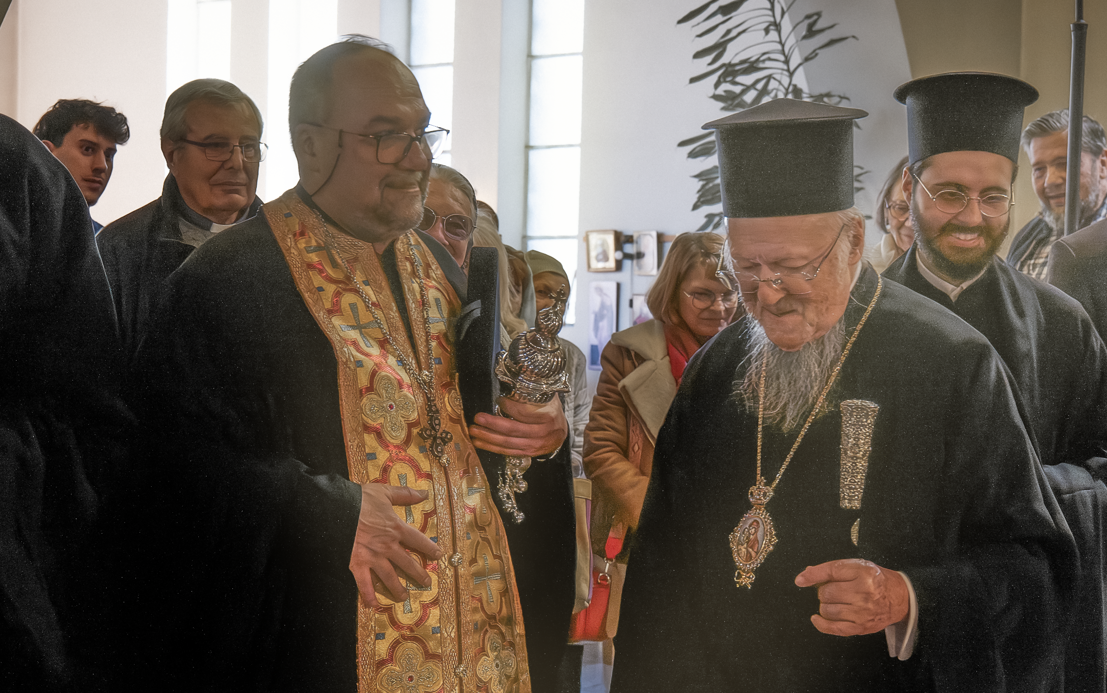 Le patriarche Bartholomée a rendu visite à la paroisse orthodoxe de Lourdes