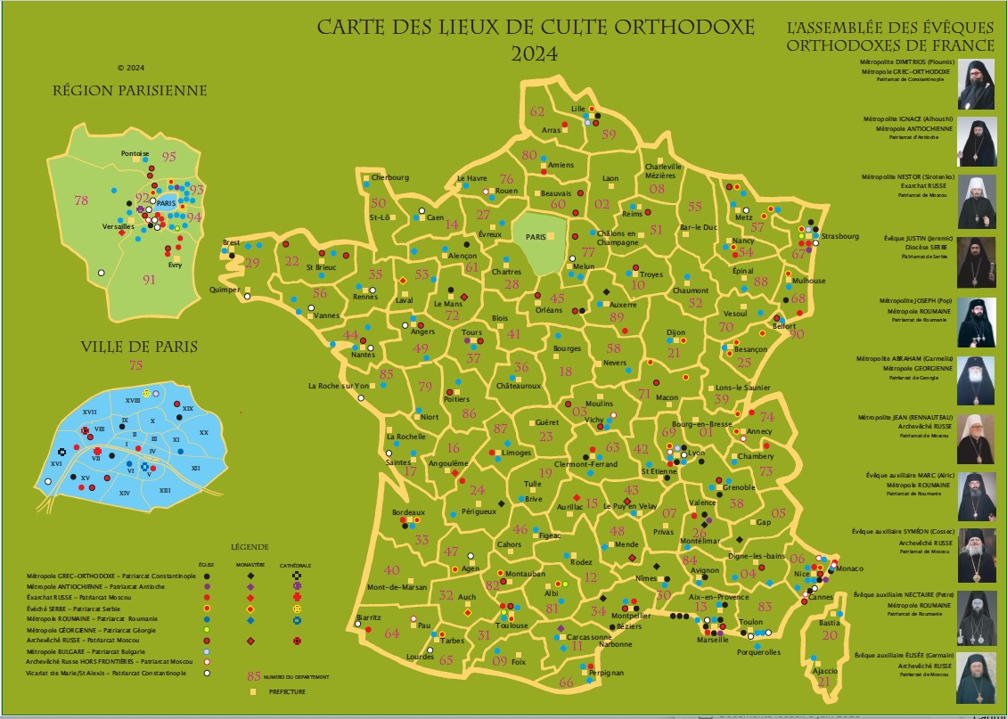 « L’évolution de l’Orthodoxie 2010-2024 en France d’après les données de l’annuaire de l’AEOF » par le père Jivko Panev