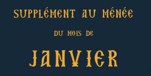 Couverture Supplément Janvier Fi