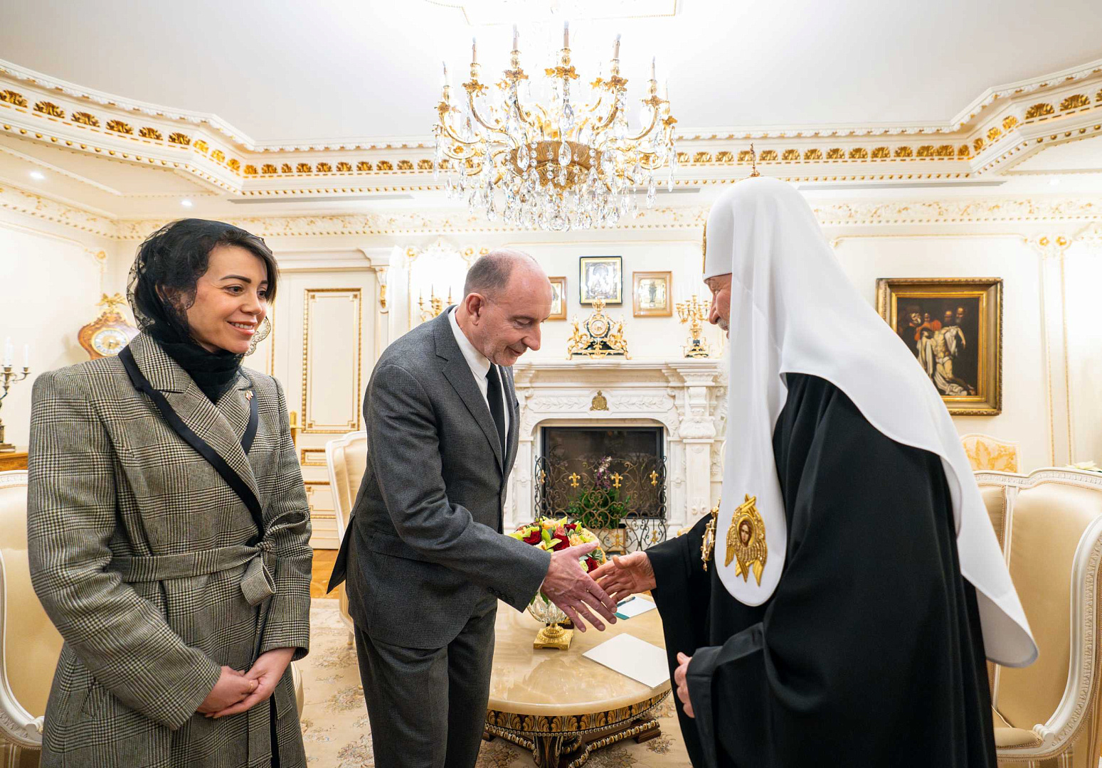 Le patriarche Cyrille a rencontré Pierre de Gaulle