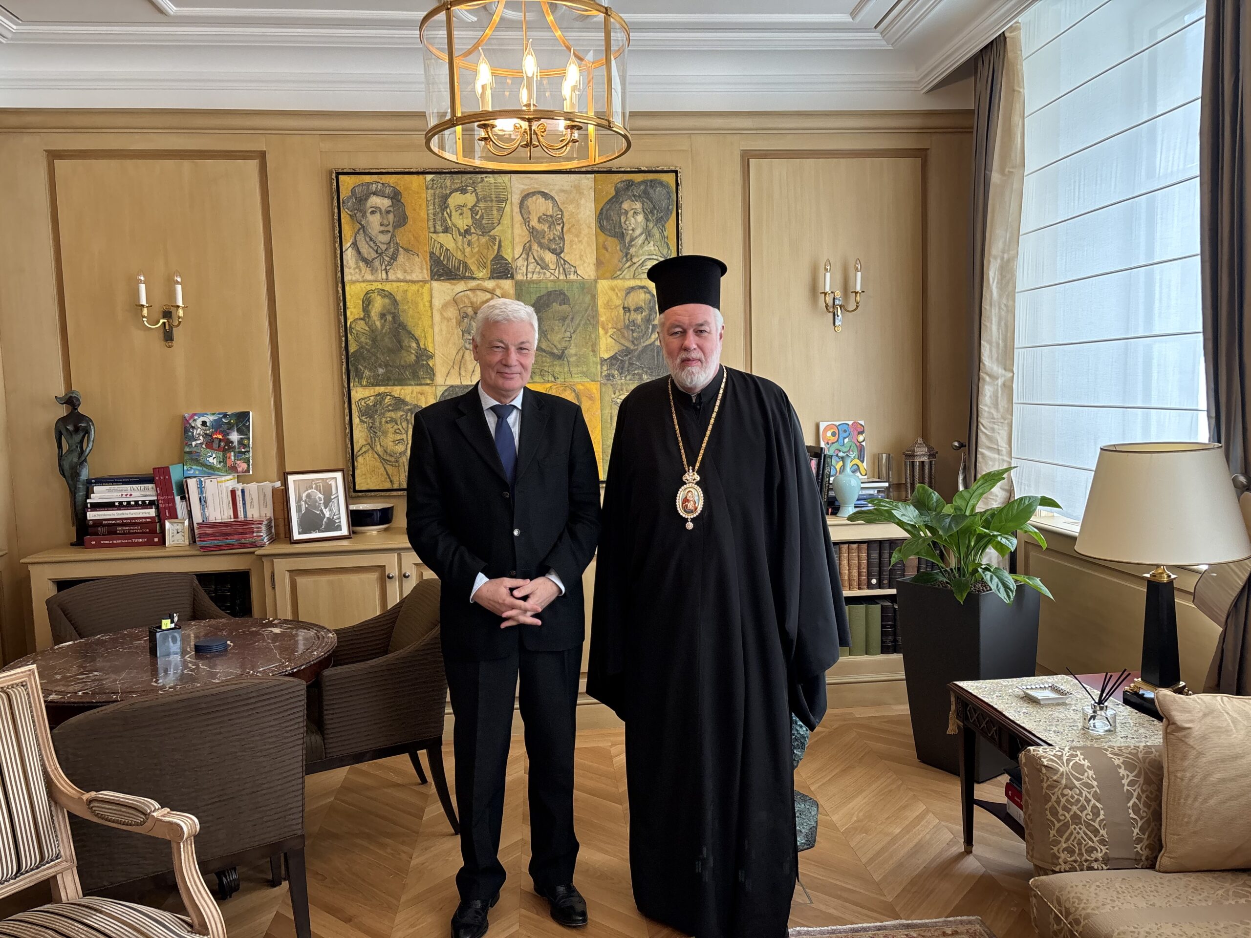 Communiqué – Le métropolite de Belgique en visite auprès du premier ministre et du président de la Chambre des députés du Luxembourg (+ PHOTOS)