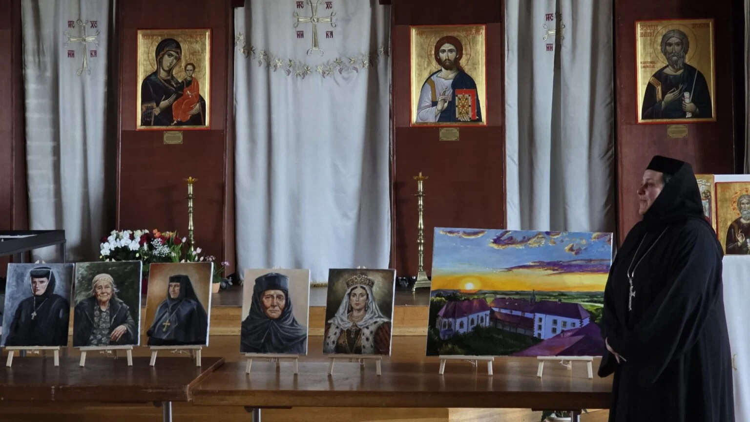 Le monastère de Godoncourt soutient les jeunes talents : exposition « Visages des nouveaux saints », concert caritatif et réunions en ligne