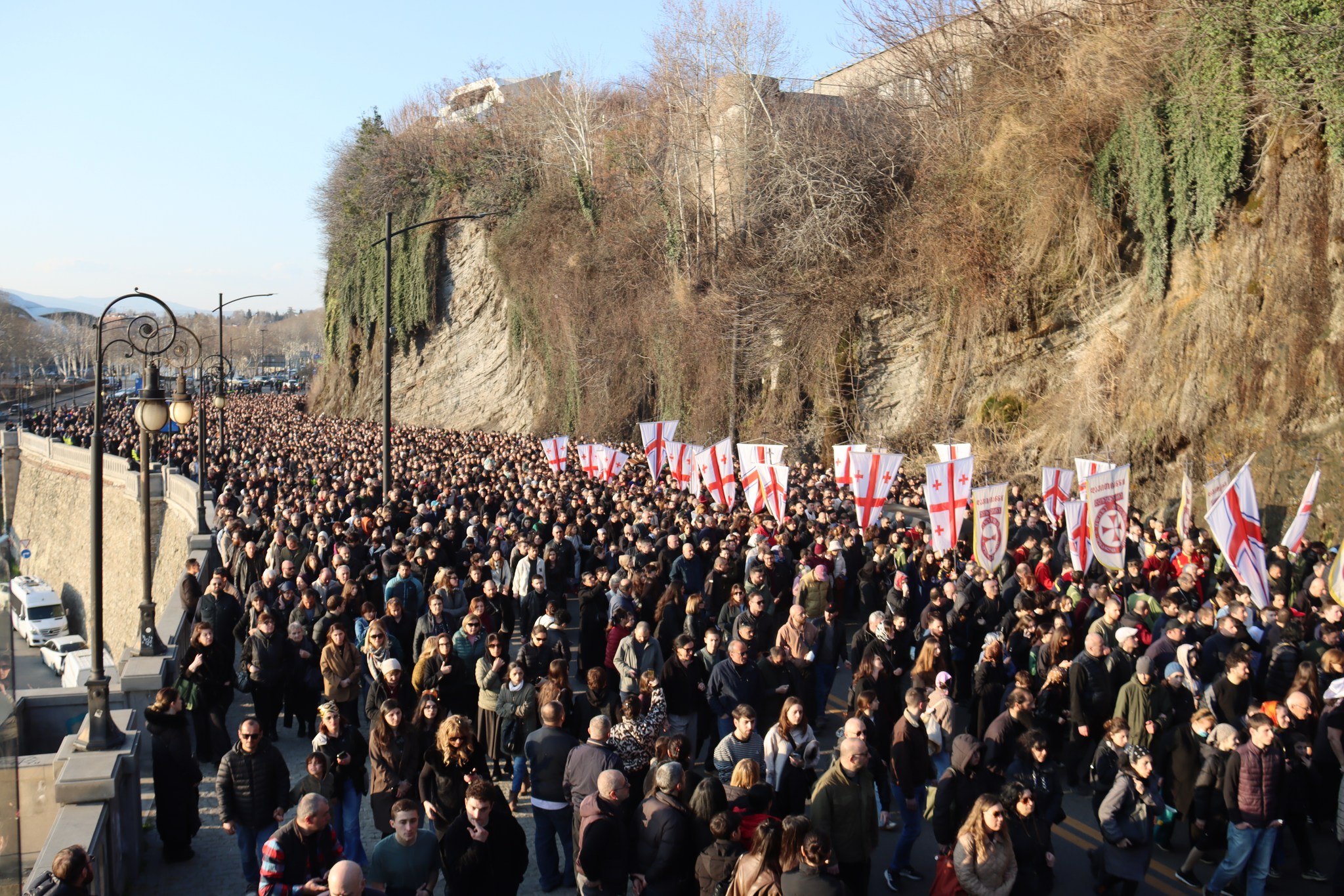 Funérailles du patriarche Élie II : la guerre complique l&rsquo;accès à la Géorgie