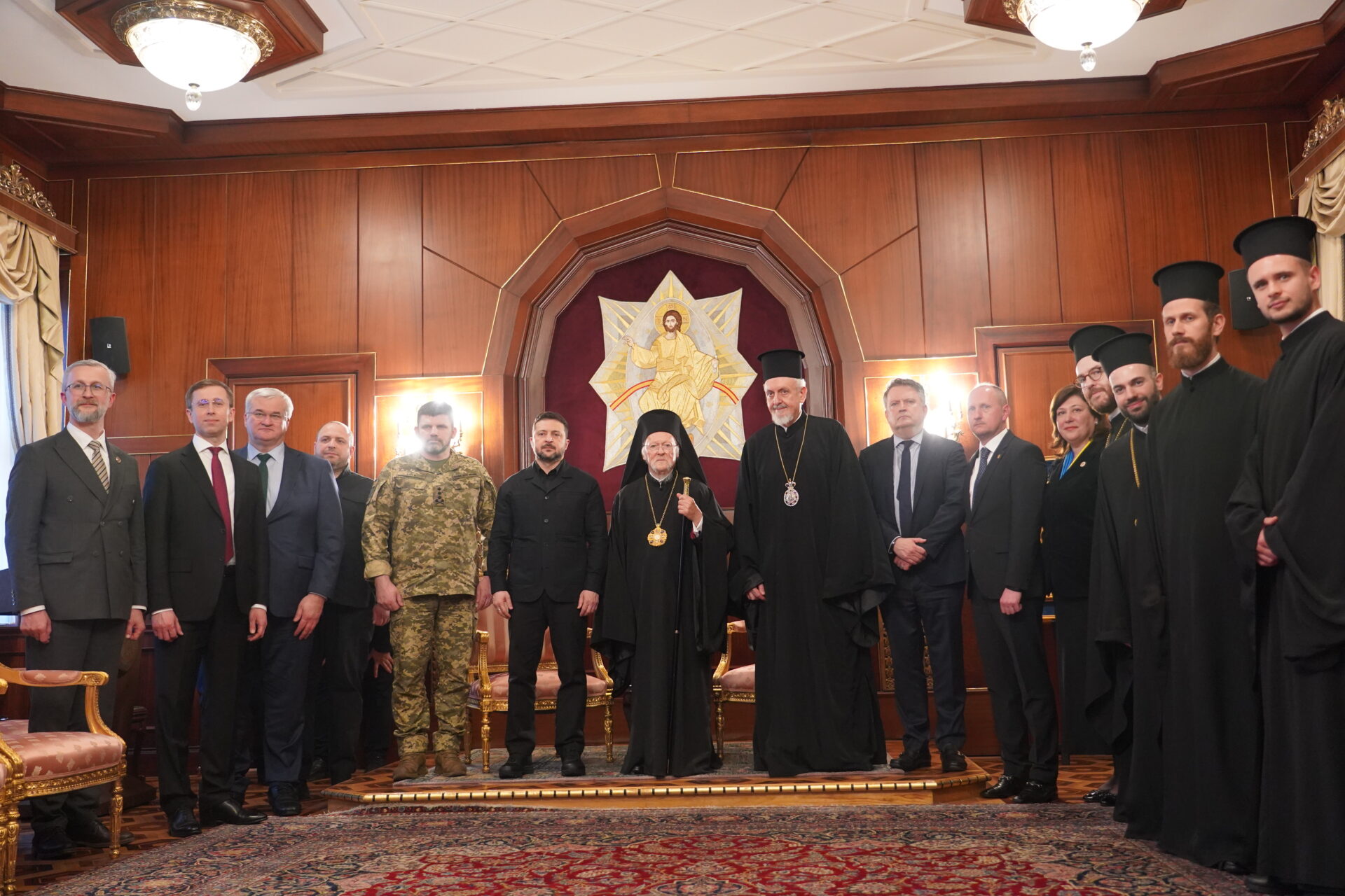 Visite du président de l&rsquo;Ukraine, M. Volodymyr Zelensky, au Patriarcat œcuménique