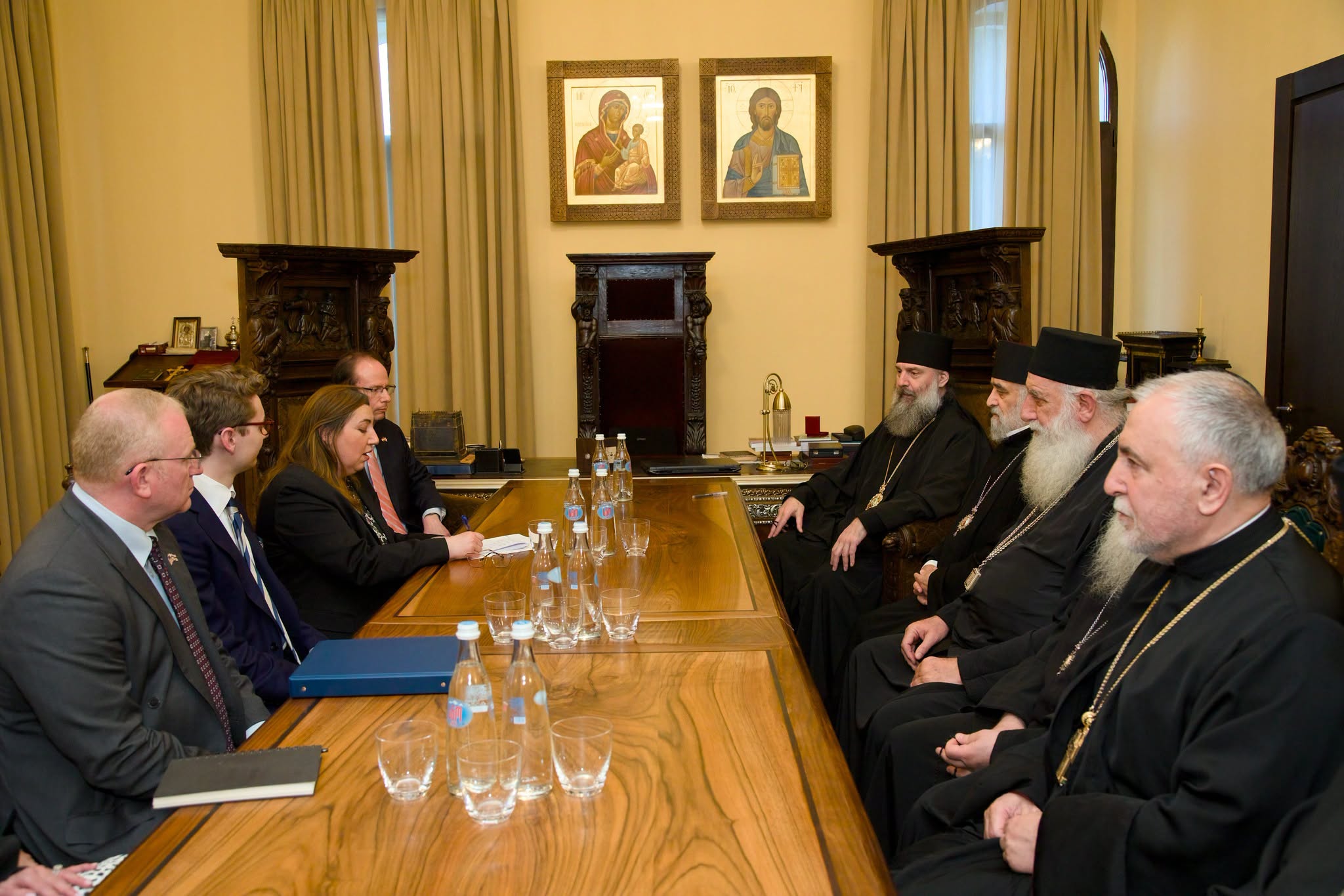 Le catholicos-patriarche a reçu des représentants du Département d&rsquo;État des États-Unis