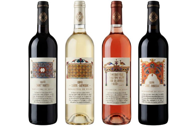 Les quatre cuvées du monastère de Solan