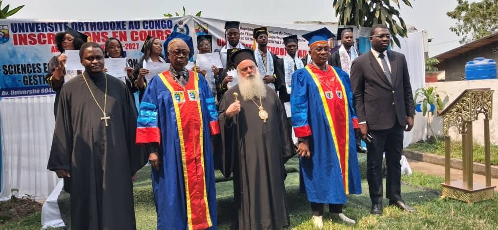 Remise des diplômes à la faculté d’informatique de l’Université orthodoxe de Kinshasa